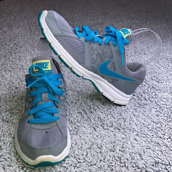NIKE AIR 7 Relentless 2 Grey / Blue Running Shoes - Picture 1 of 11